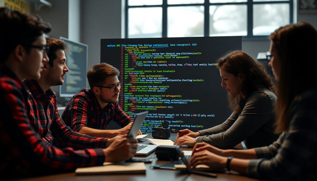 계속해서 자바 프로젝트 구조를 개선하고 리팩토링하는 개발 팀의 협업 모습