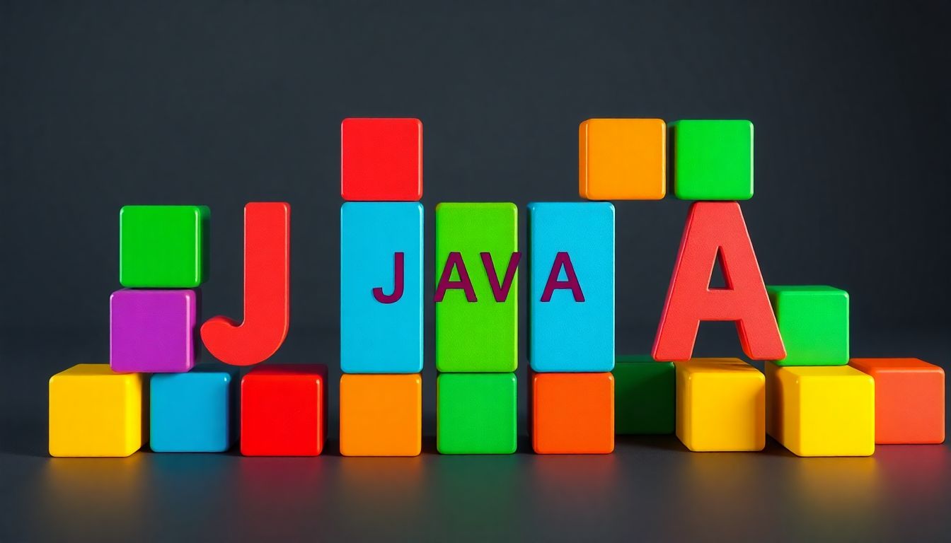 모듈화 개발 방법을 상징하는 독립적이고 재사용 가능한 자바 모듈 블록